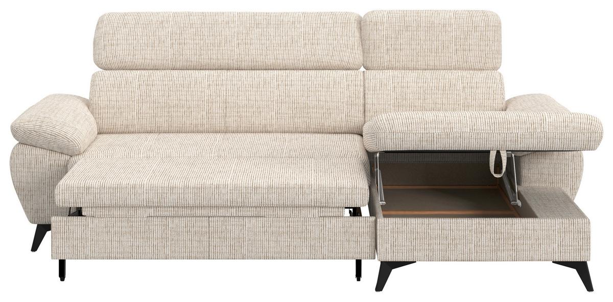 Sarokkanapé Hudson - textil (261/166cm)