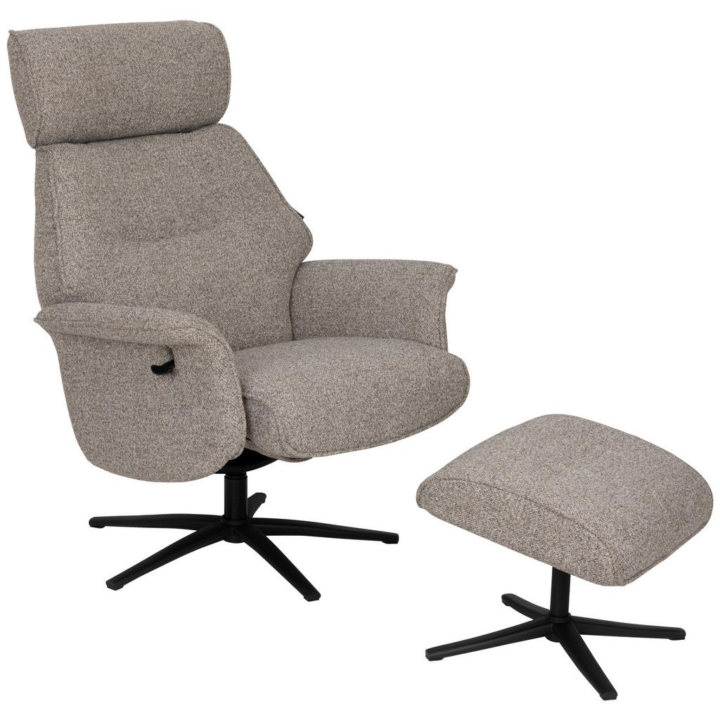 Relaxsesselset Mellow Taupe B: 77 cm