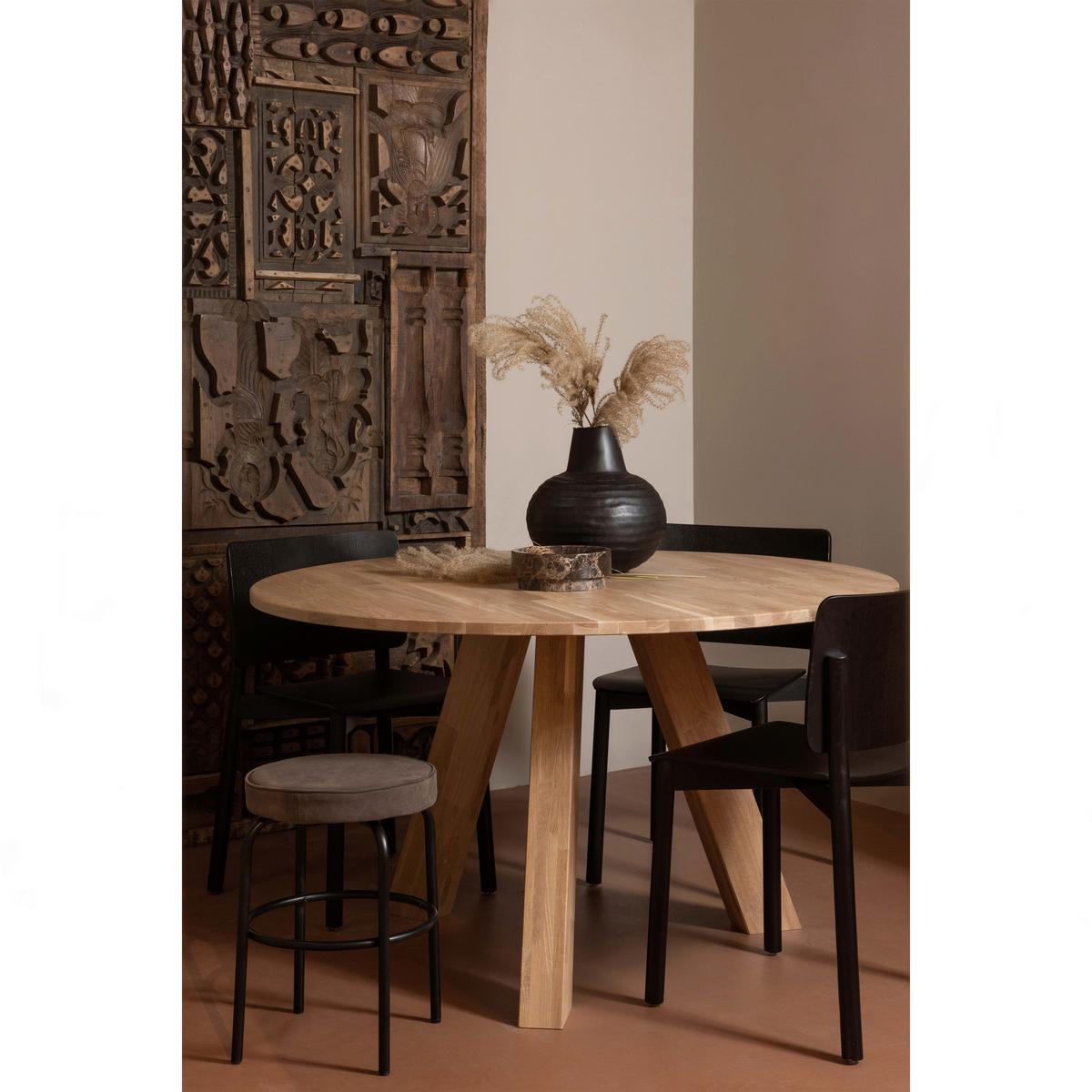 ESSTISCH Rhonda Naturfarben L: 129cm - Naturfarben, MODERN, Holz (129/129/77cm) - Livetastic