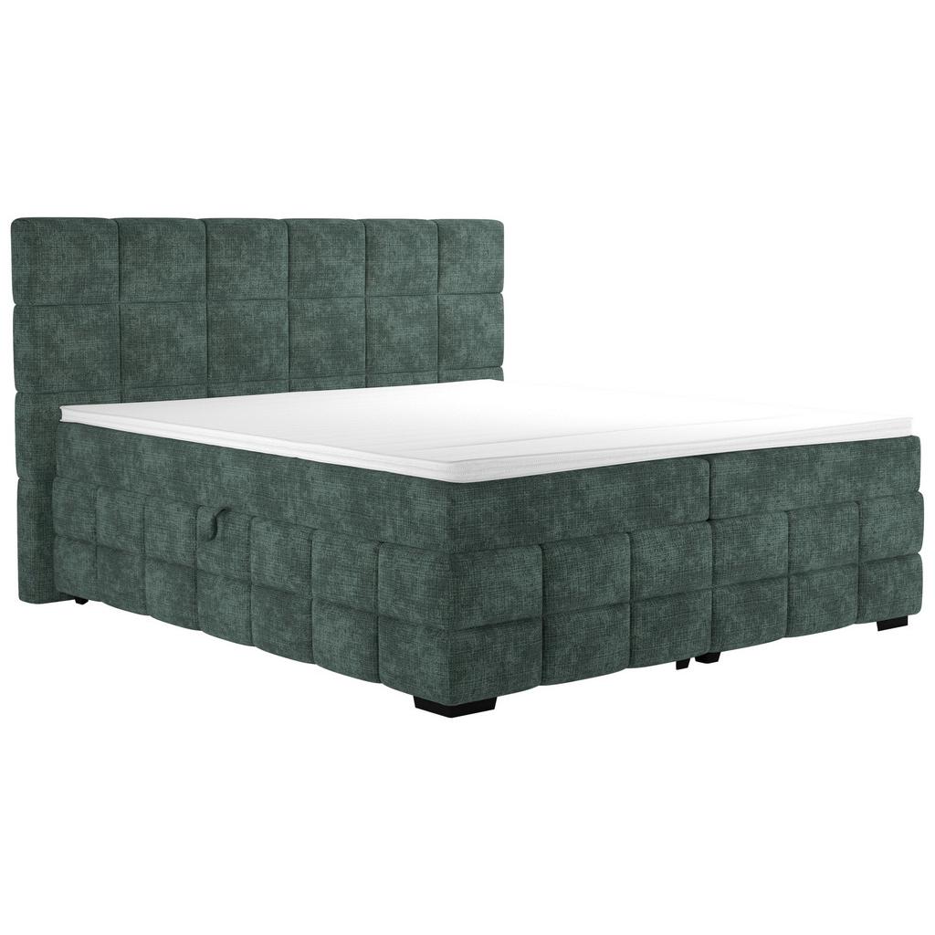 Polsterbett Vega Grün, Lf: 160 X200 Cm