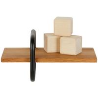 NÁSTENNÁ POLICA DANZIG -SB- - čierna/farba duba, Modern, kov/drevo (40/20/22cm) - Mömax