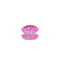LED-TISCHLEUCHTE Glitzerkugel, pink, 0,80W - Pink/Transparent, Trend, Kunststoff (17.5/12,5/14,5cm)