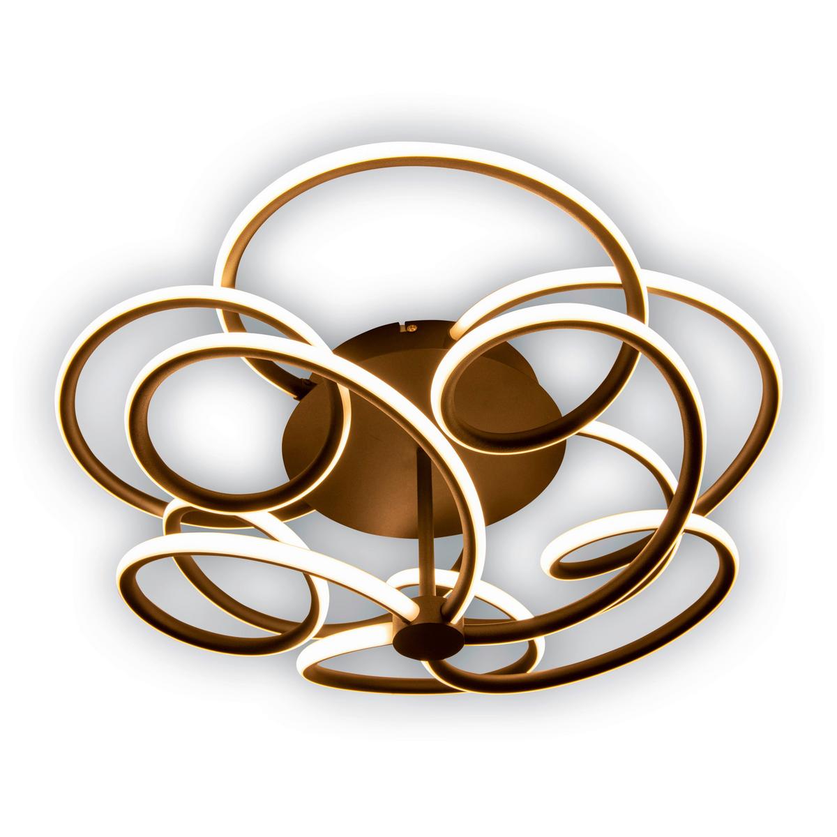 LED-Deckenleuchte 1386822 - Schwarz, Basics, Metall (57 cmcm) - Näve