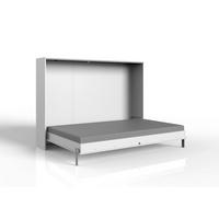 Vyklápěcí postel JUIST horizontální 140X200CM - bílá, Moderní, kompozitní dřevo (140/200cm)