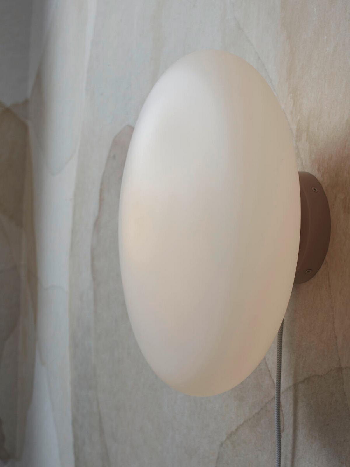 Wandleuchte Sapporo - Sandfarben/Weiß, Trend, Glas (28,5/18,5cm) - It's about Romi