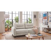 Schlafsofa Rio Perlmutt B: 192cm - Perlmutt/Schwarz, MODERN, Textil (192/83/99cm) - MID.YOU