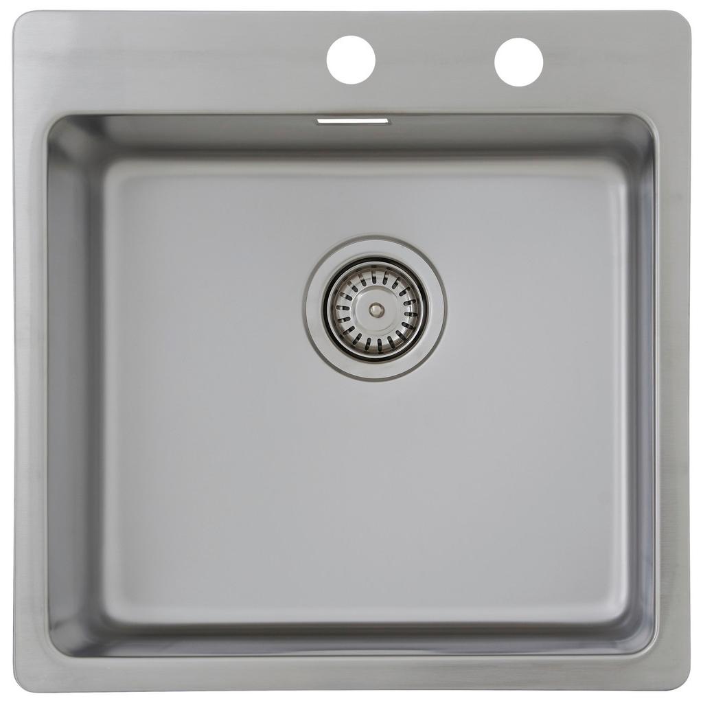 Spüle Respekta Inox Edelstahl Bxt: 50x50 cm