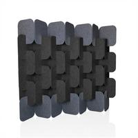 Trennwand Fleximut Plug Grau/Dunkelgrau B: 174 cm - Dunkelgrau/Grau, Basics, Textil (174/164/25cm) - MID.YOU