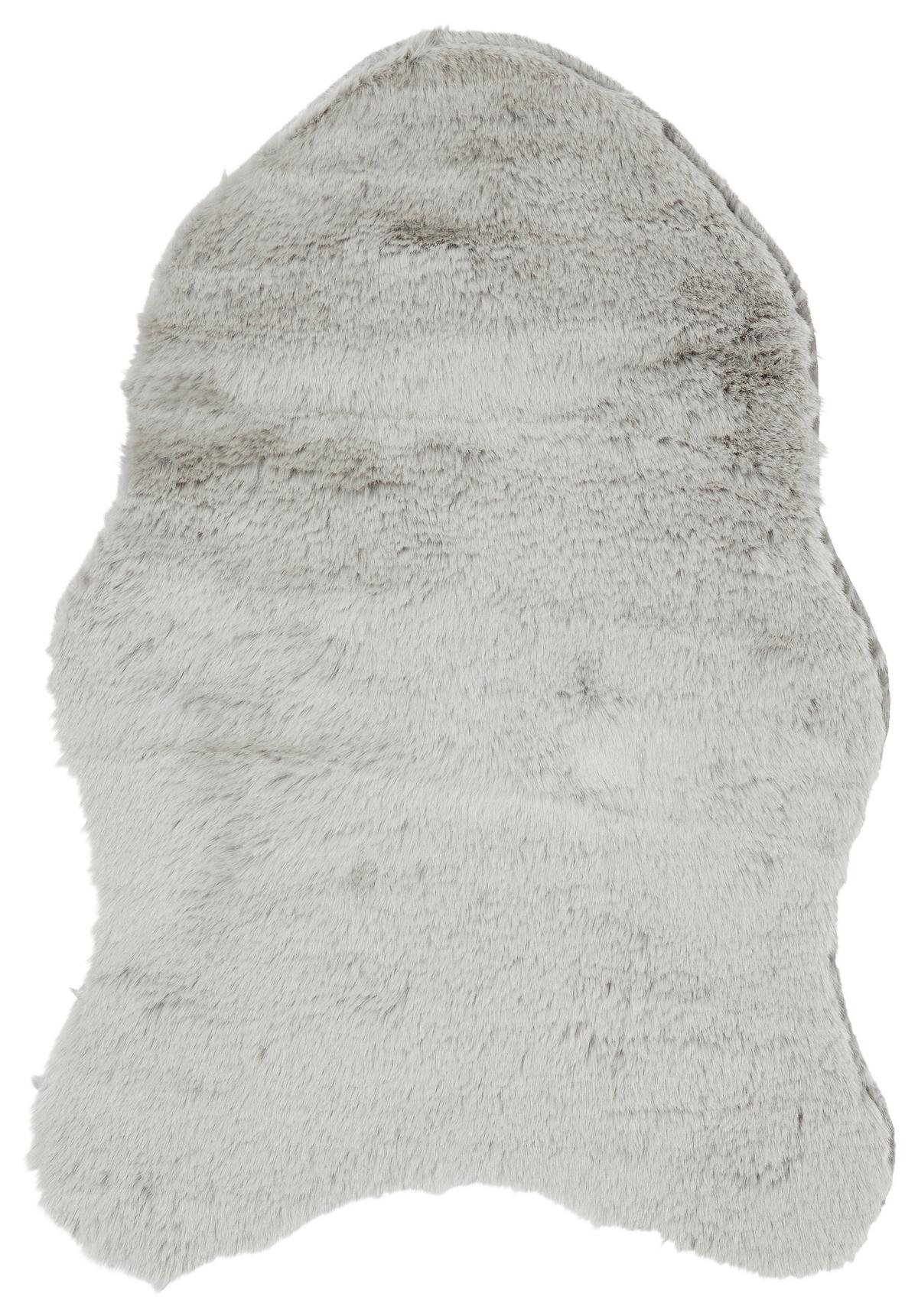 UMĚLÁ KOŽEŠINA Moia, 40/57cm - šedá/růžová, Lifestyle, textil (40/57cm) - Mömax