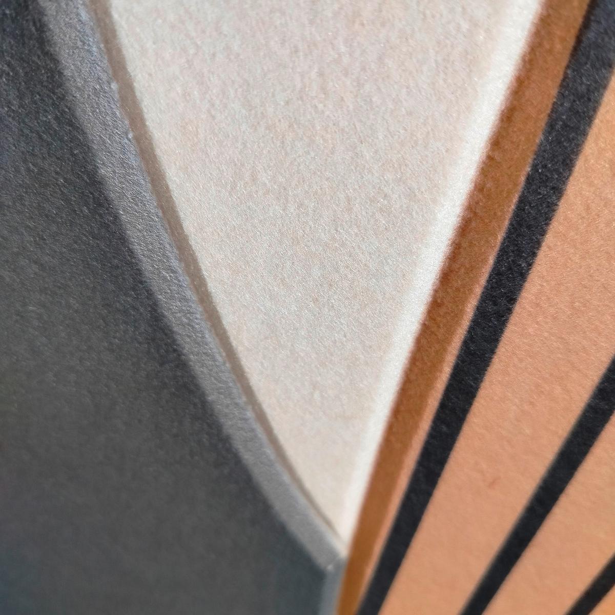Akustický panel MARLA - černá/hnědá, textil (120/90cm) - Mömax
