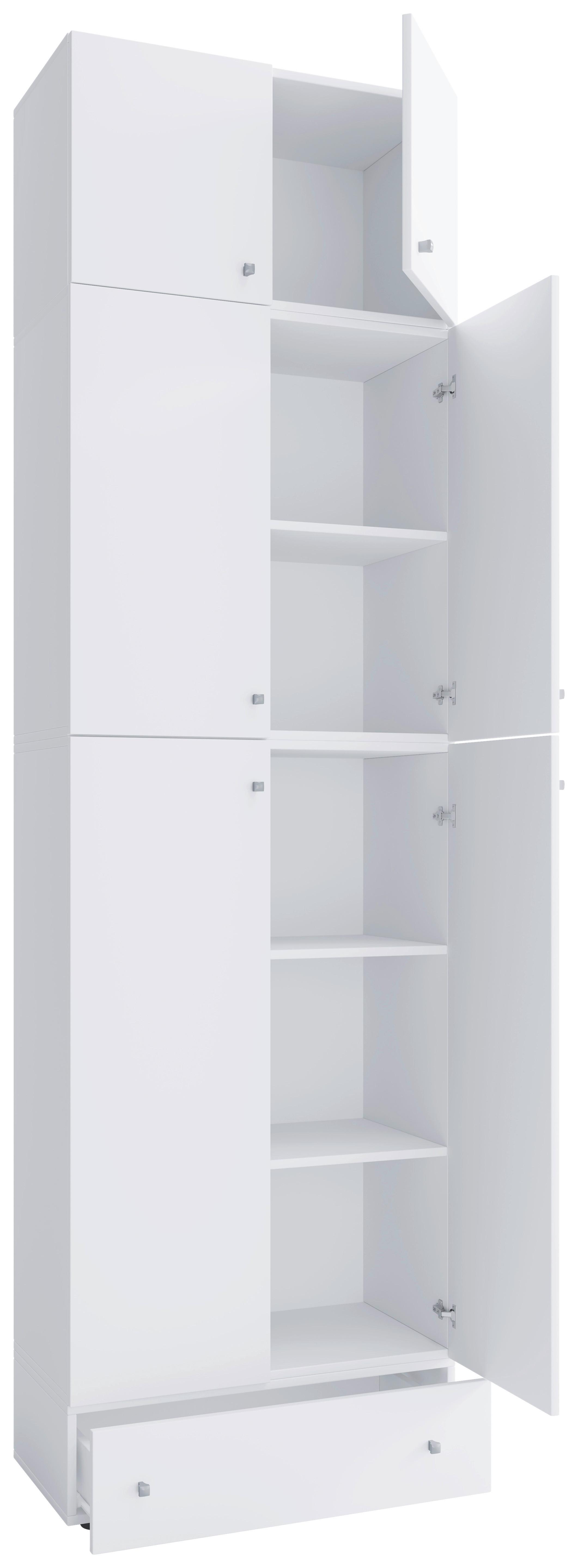 Drehtürenschrank B: 70 Cm Lona Xxl Weiß