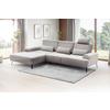 Ecksofa Astoria Beige S: 178x305 cm - Beige/Schwarz, Design, Textil (178/305cm) - Livetastic