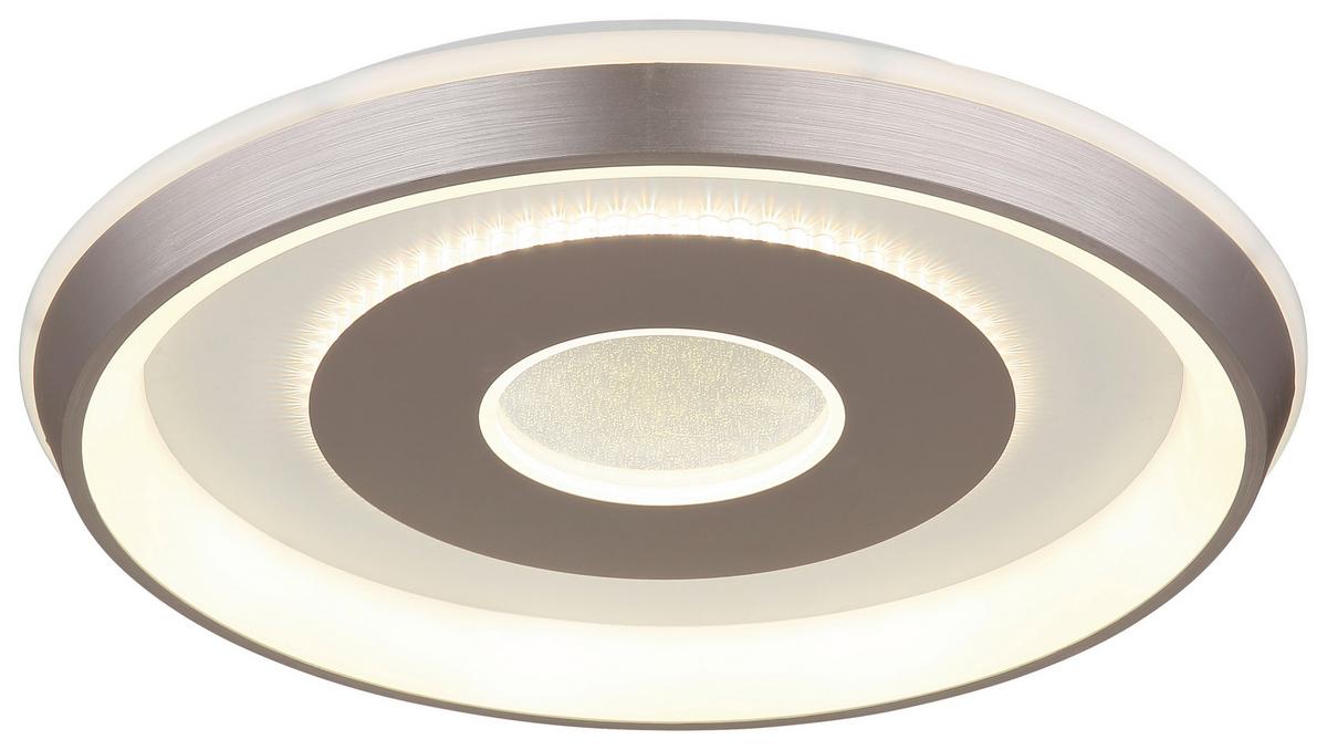 Led Mennyezeti Lámpa Christel - homokszínű/fehér, Basics, műanyag/fém (49/7cm) - Luca Bessoni