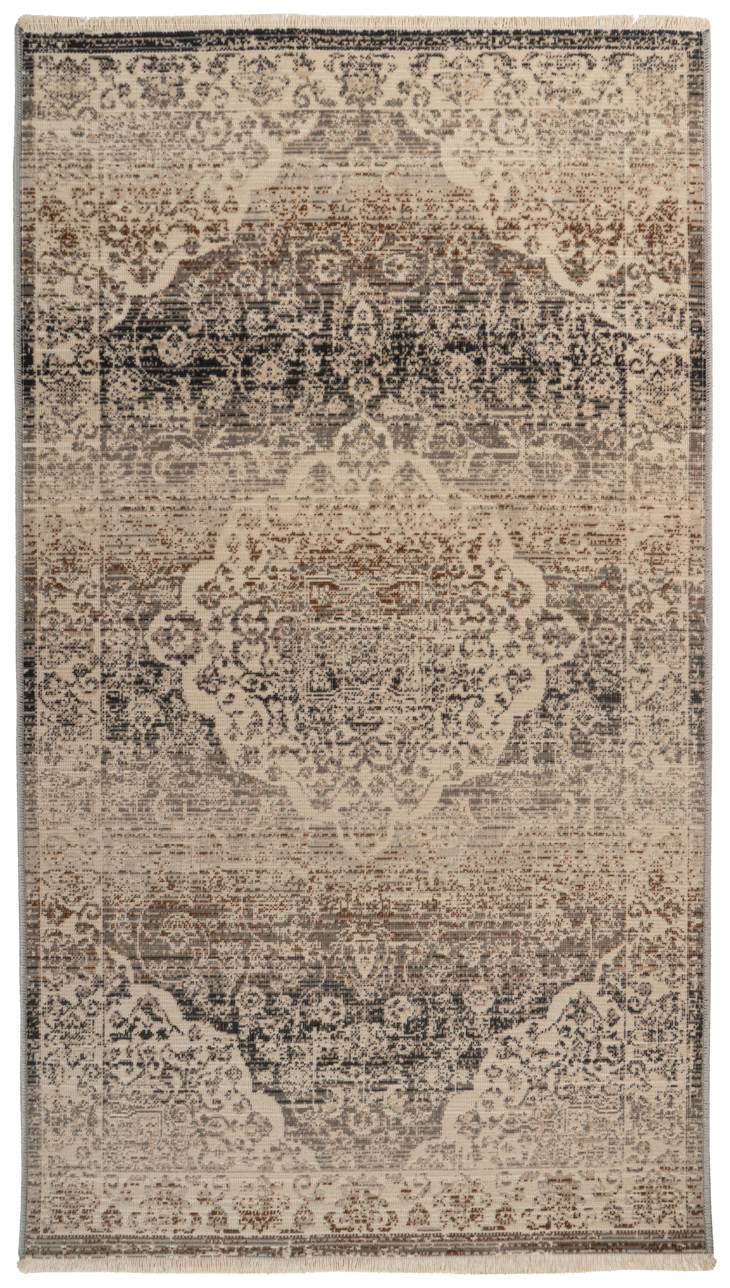 Orientteppich Charu 700 - Beige, KONVENTIONELL, Textil (80/150cm)