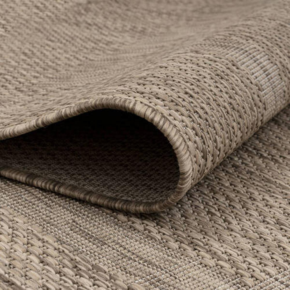 Flachwebeteppich Relax - Braun, Basics, Textil (280/370cm) - Novel
