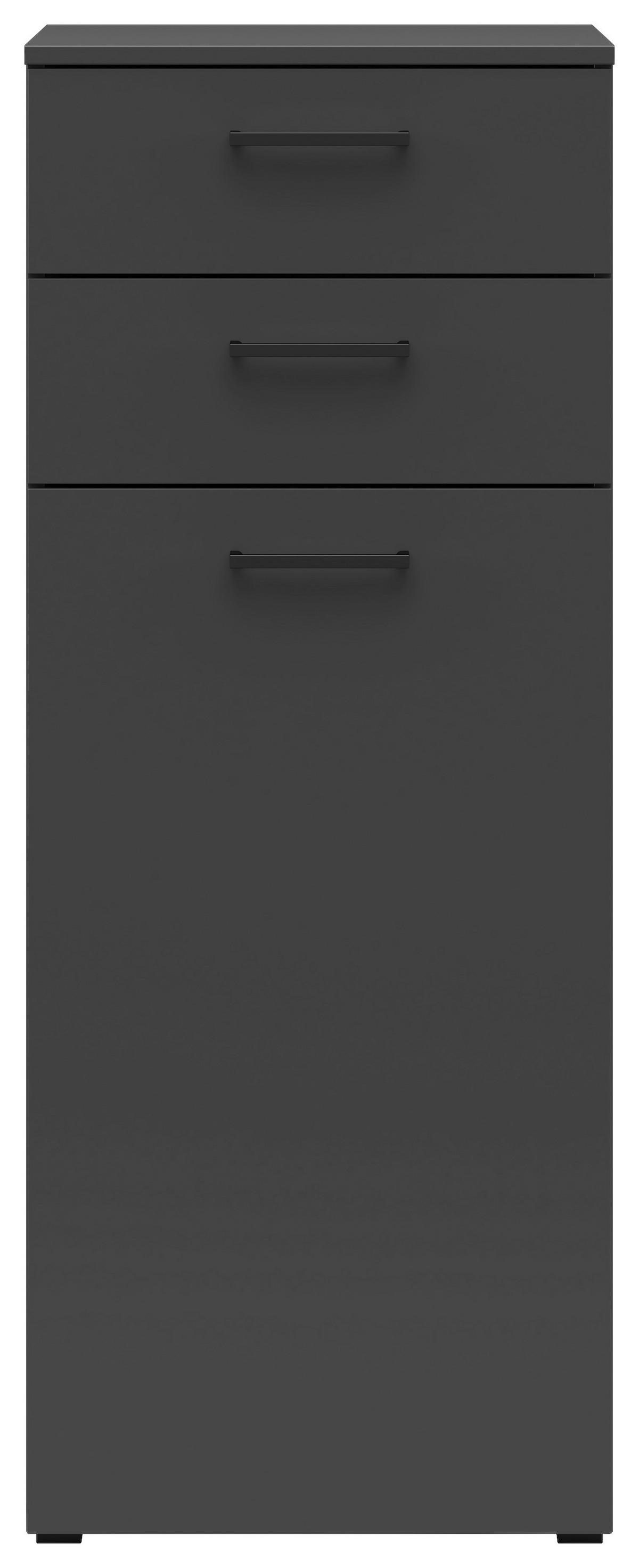 Komoda MULTISTAURAUM š: 45 cm - čierna/grafitová, Modern, kompozitné drevo/plast (45/115/40cm)