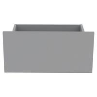 Schubkasteneinsatz Unit B: 45,3 cm, Seidengrau - Hellgrau, MODERN, Holzwerkstoff (45,3/21,9/36,6cm) - Ondega