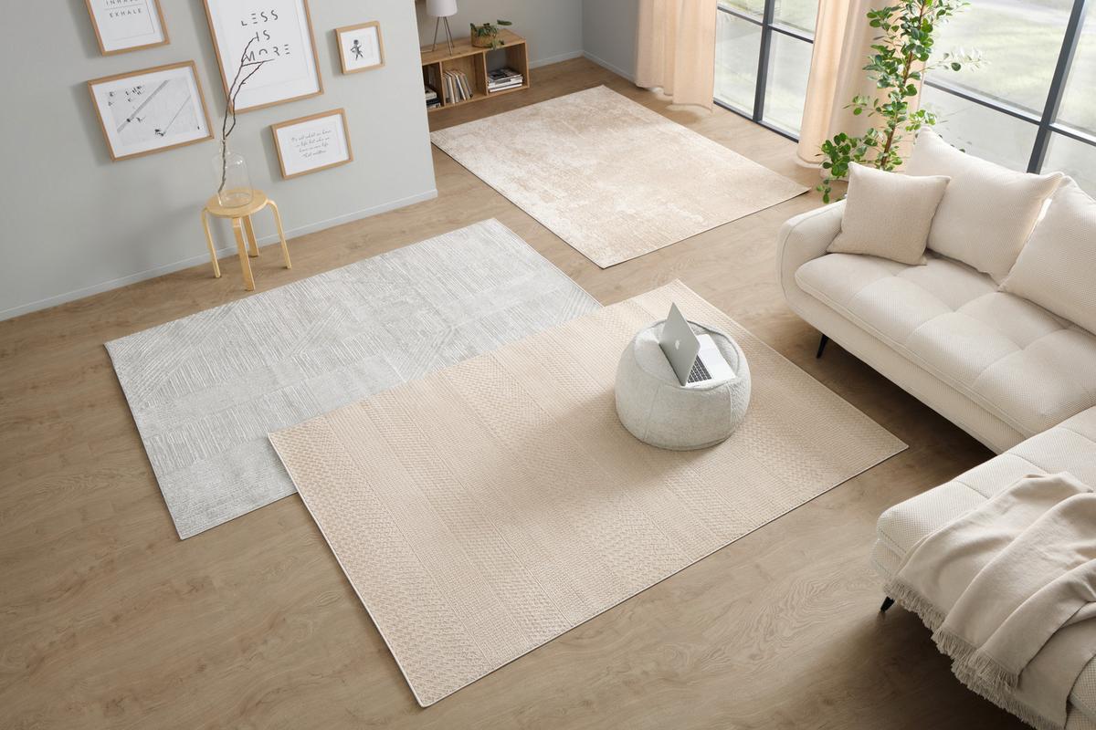 Szőtt Szőnyeg Walter Kb. 120/170cm - világosszürke, Basics, textil (120/170cm) - James Wood