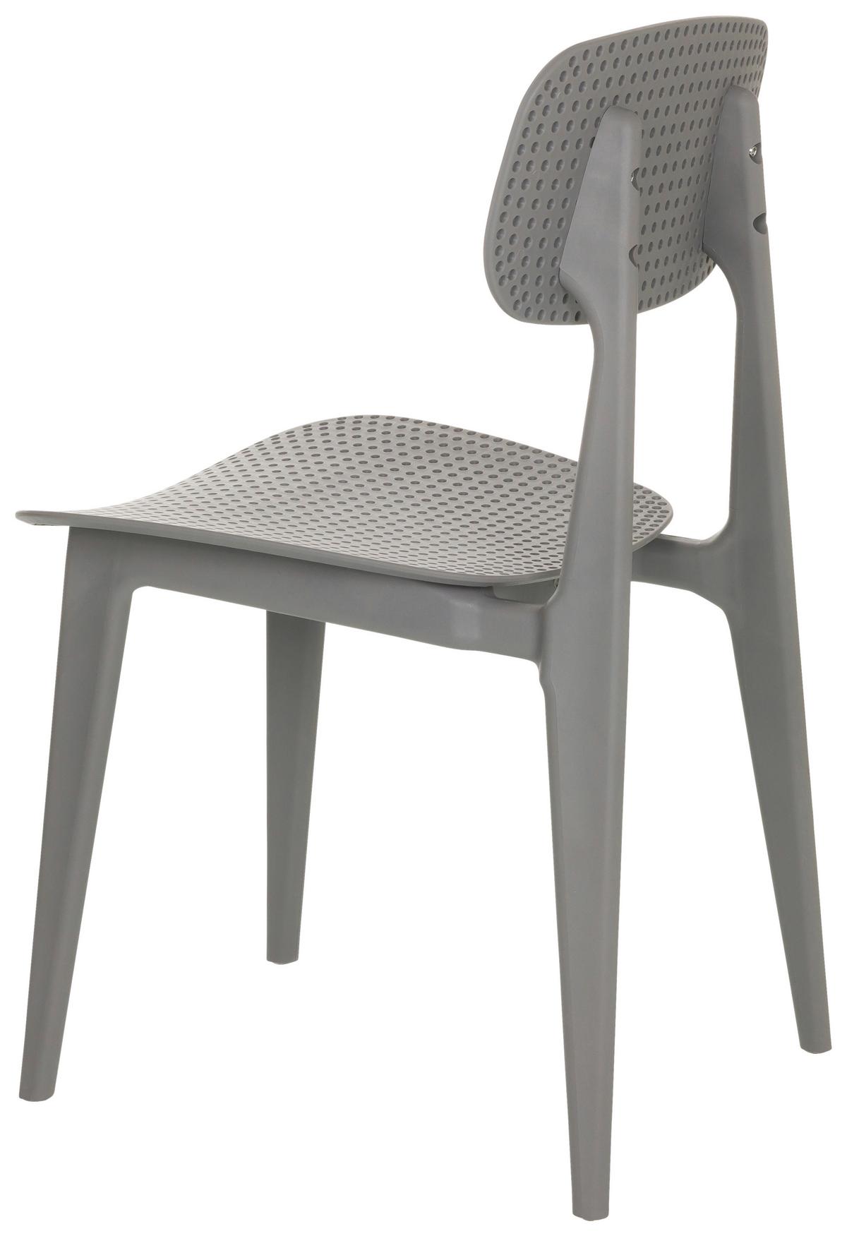 Gartensessel Artifo Hol Kunststoff - Grau, Basics, Kunststoff (42/79/51cm) - MID.YOU