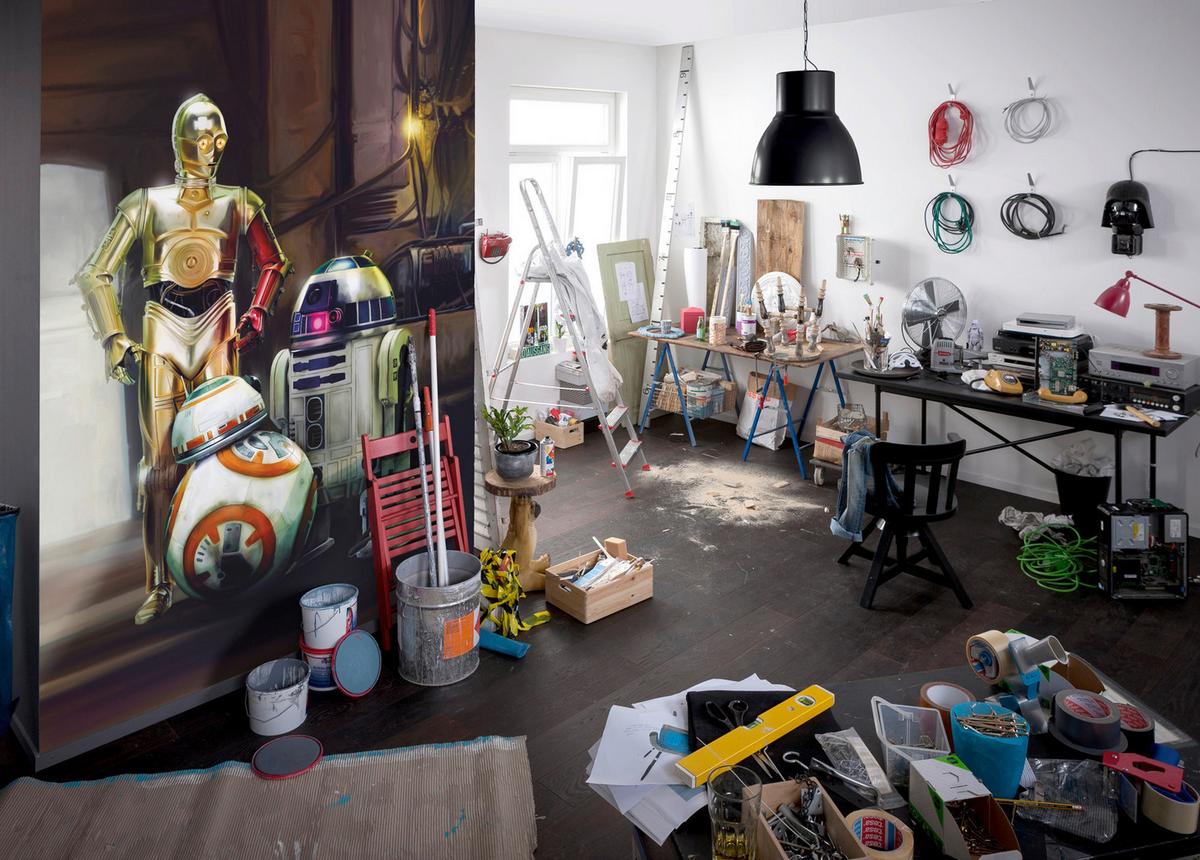FOTOTAPETE Star Wars - Multicolor, Design, Papier (184/254cm)