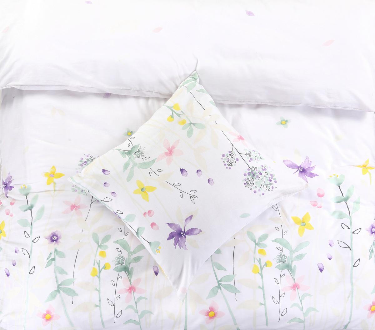 Ágyneműhuzat-garnitúra Viola - lila/sárga, Modern, textil - Luca Bessoni