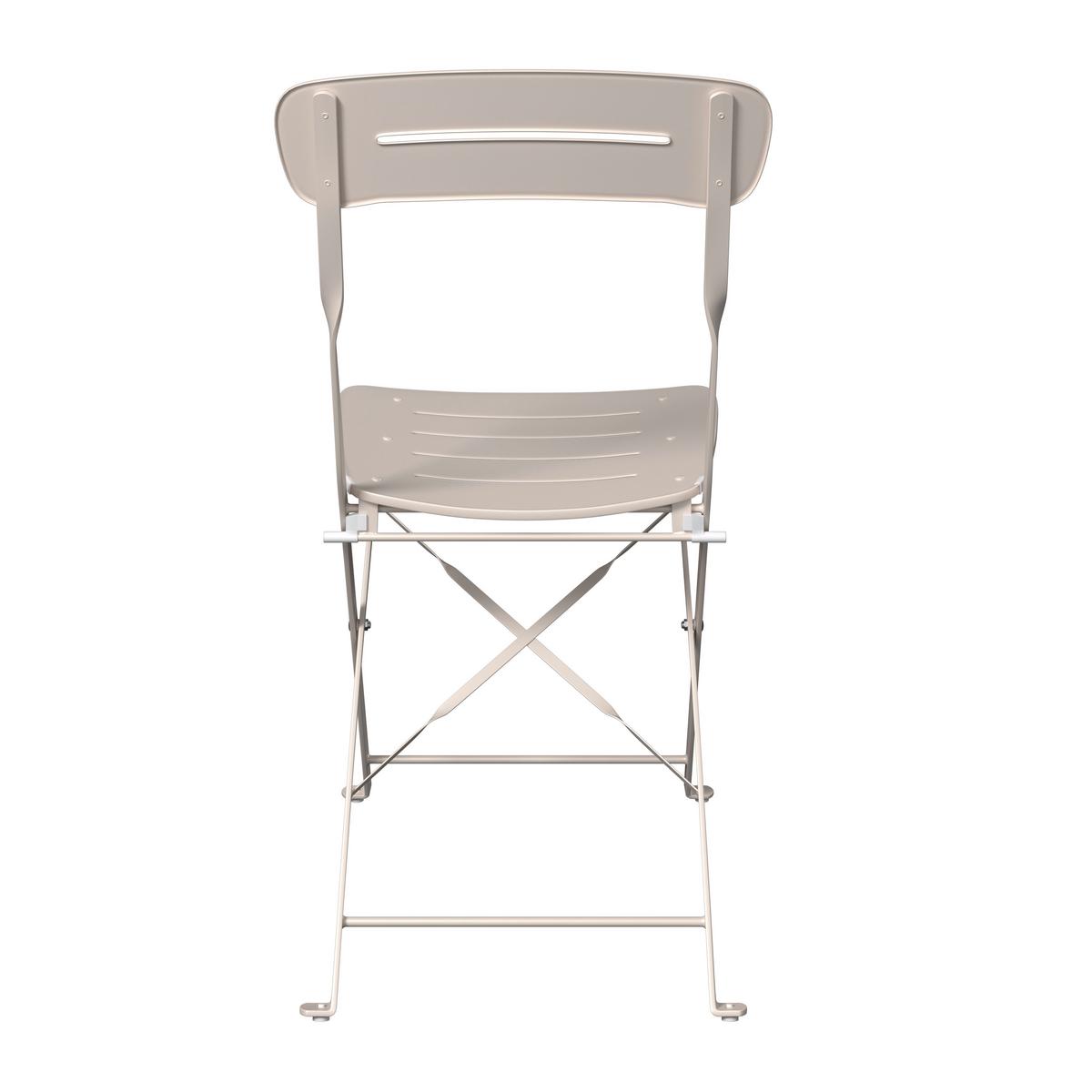 Balkonset Paris *ph* - Beige/Weiß, MODERN, Metall - Beldano