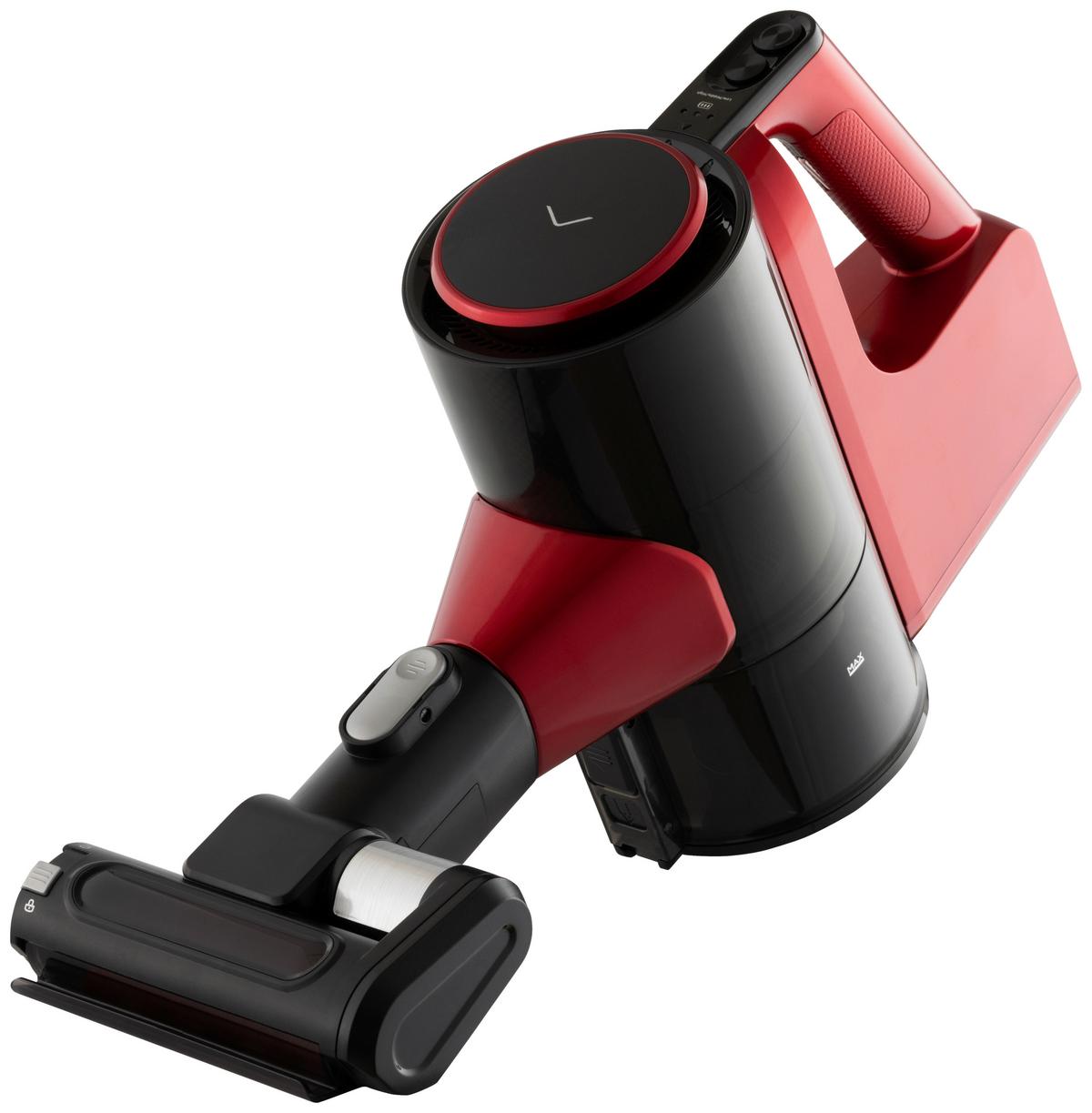 Bodenstaubsauger Beutellos - Rot, Basics, Metall
