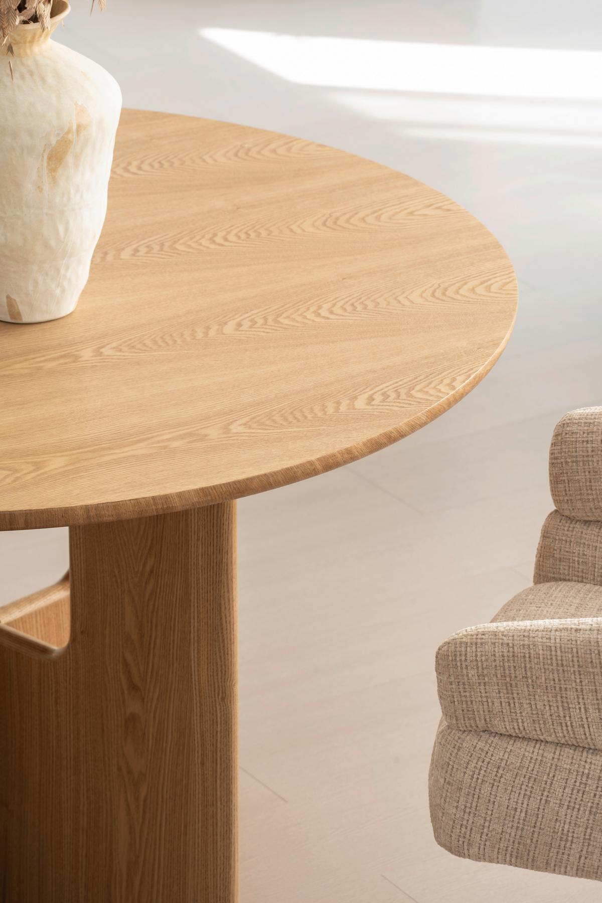 Esstisch Levi Eichefarben D: 120 cm - Eichefarben, MODERN, Holz/Holzwerkstoff (120/120/75cm) - Livetastic
