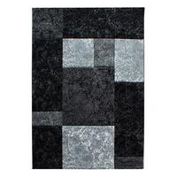 Flachwebteppich Hawaii - Schwarz, Design, Textil (280/370cm) - Novel