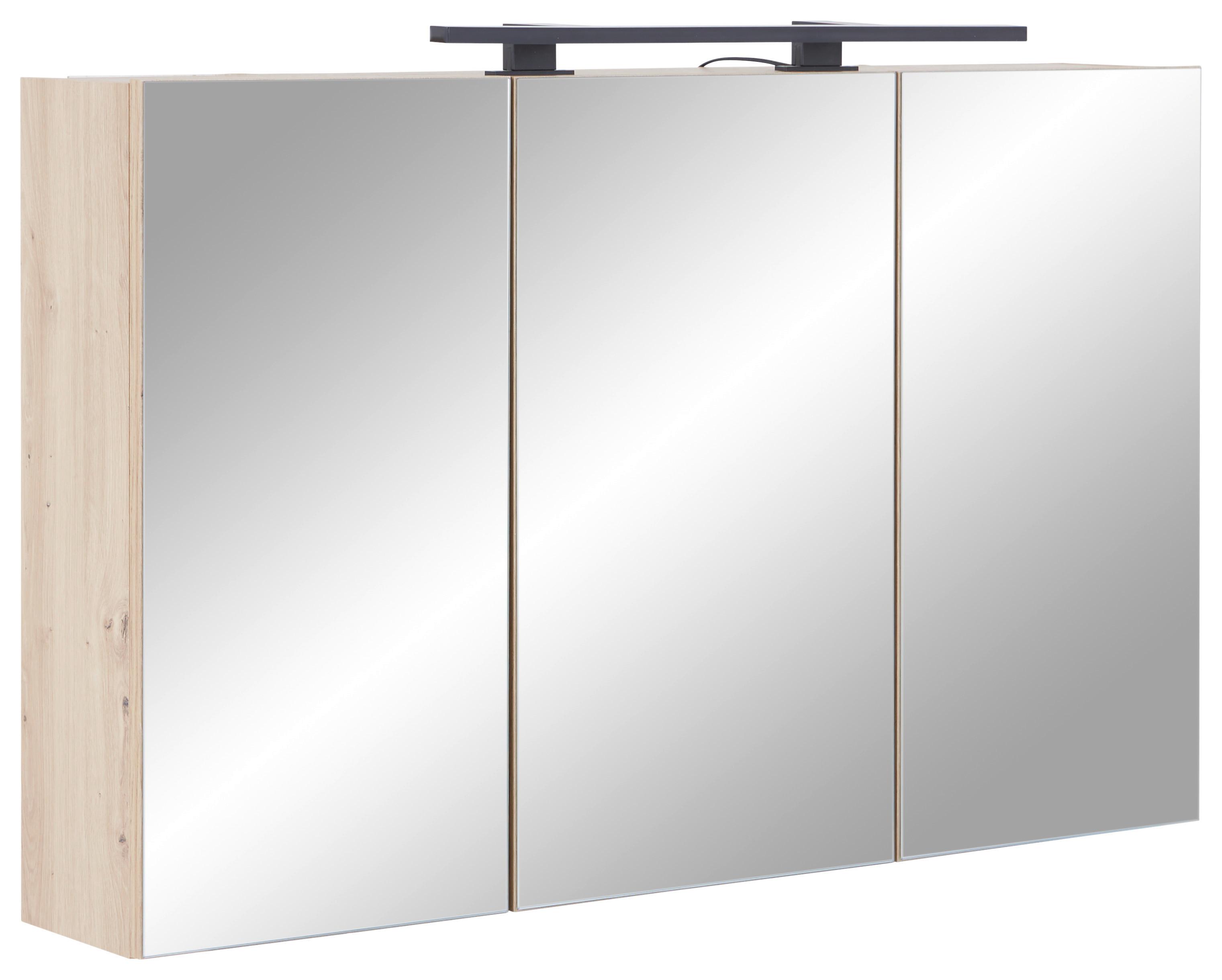 Spiegelschrank Santo Sps 3-Türig Bxhxt: 110x742x22 Cm