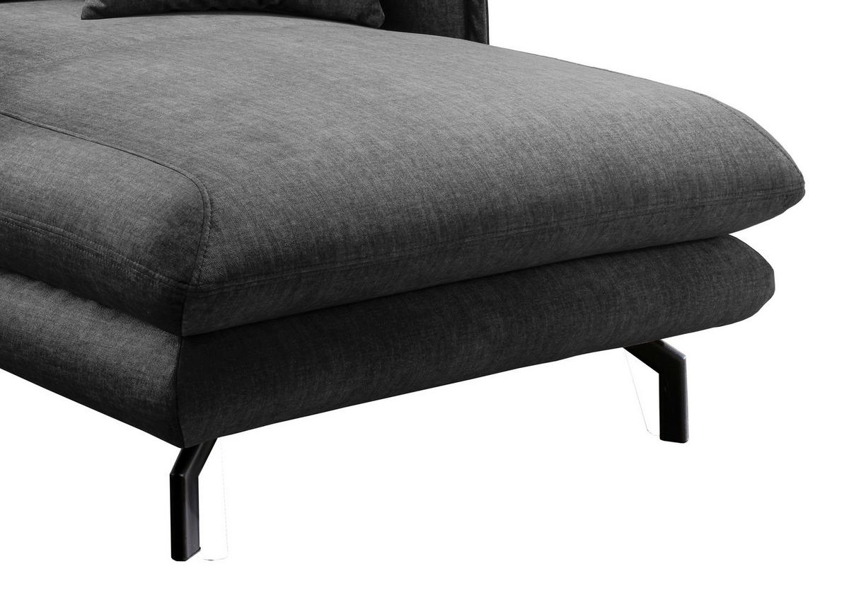 Xxxl-sessel Lava Grau B: 111 Cm - Schwarz/Grau, MODERN, Textil (111/101/167cm) - Livetastic