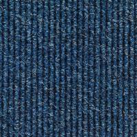 Teppichfliese Blau Solid Rib 50x50 Cm Florhöhe 2,5 Mm - Basics, Textil (50/50cm)