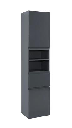 Hochschrank Cardiff Grau Badezimmer Hochschrank