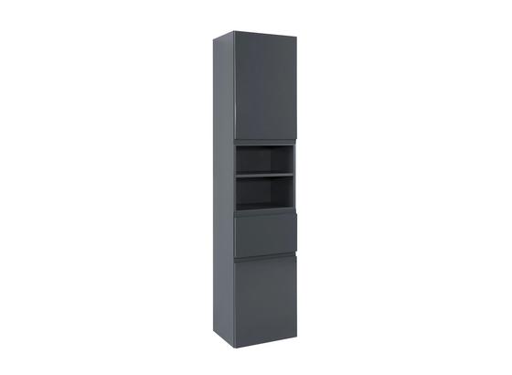 Hochschrank mit Soft-Close Cardiff B: 40 cm, Graphit - Graphitfarben/Grau, Design, Holzwerkstoff (40/180/35cm) Hochschrank mit Soft-Close Cardiff B: 40 cm, Graphit - Graphitfarben/Grau, Design, Holzwerkstoff (40/180/35cm)