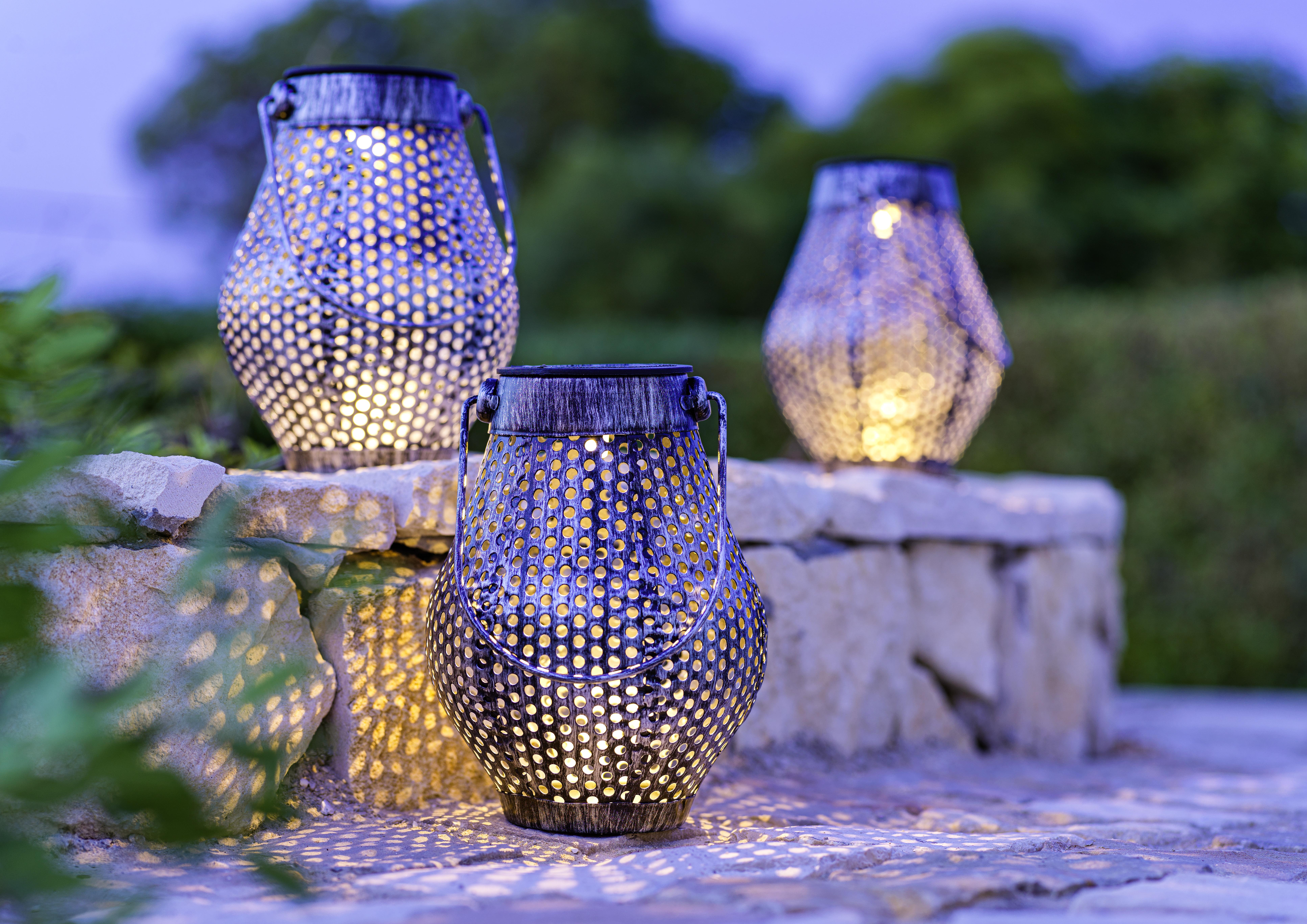 Solární Svítidlo Ron 12,5/26cm - černá, kov (12,5/26cm) - Modern Living