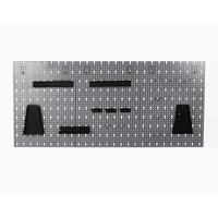 Werkzeug Lochwand Grau B: 119,5 cm - Grau, Basics, Metall (119,5/59,5/2,5cm)