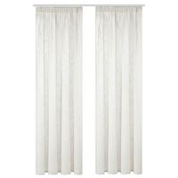 Fertigvorhang Softy 2er Set - Weiß, Basics, Textil (140/160cm)
