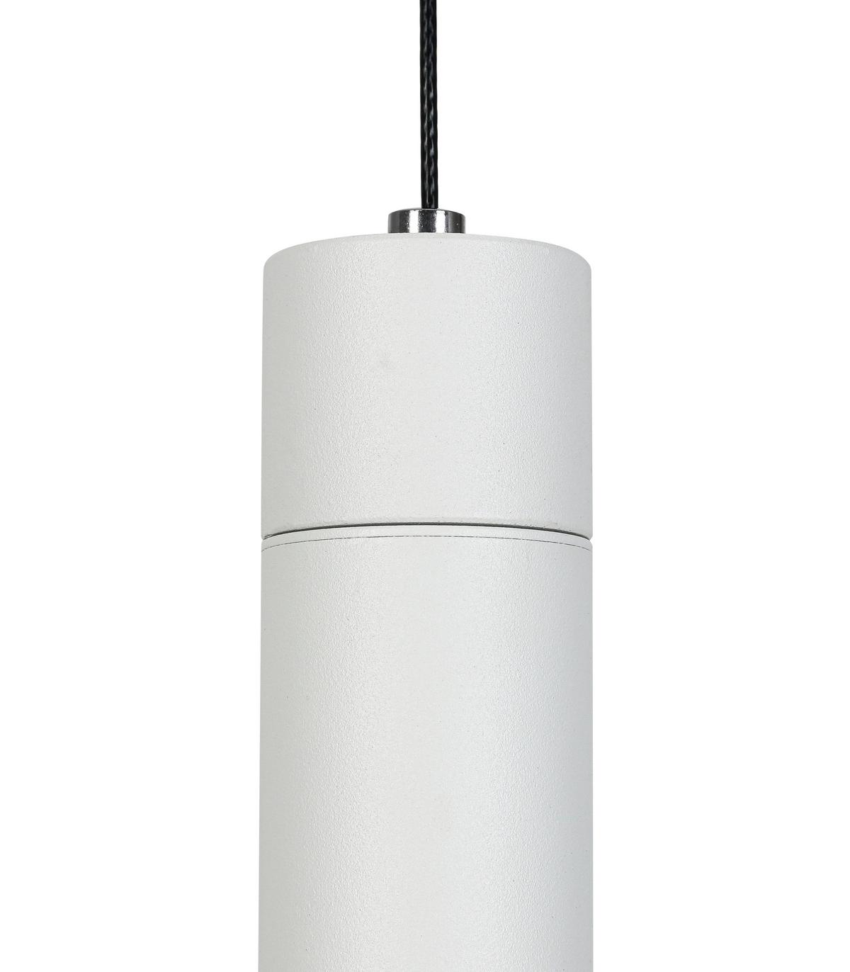 ZÁVĚSNÉ SVÍTIDLO SUSO - bílá, Moderní, kov/plast (3,8/3,8/150cm) - Mömax