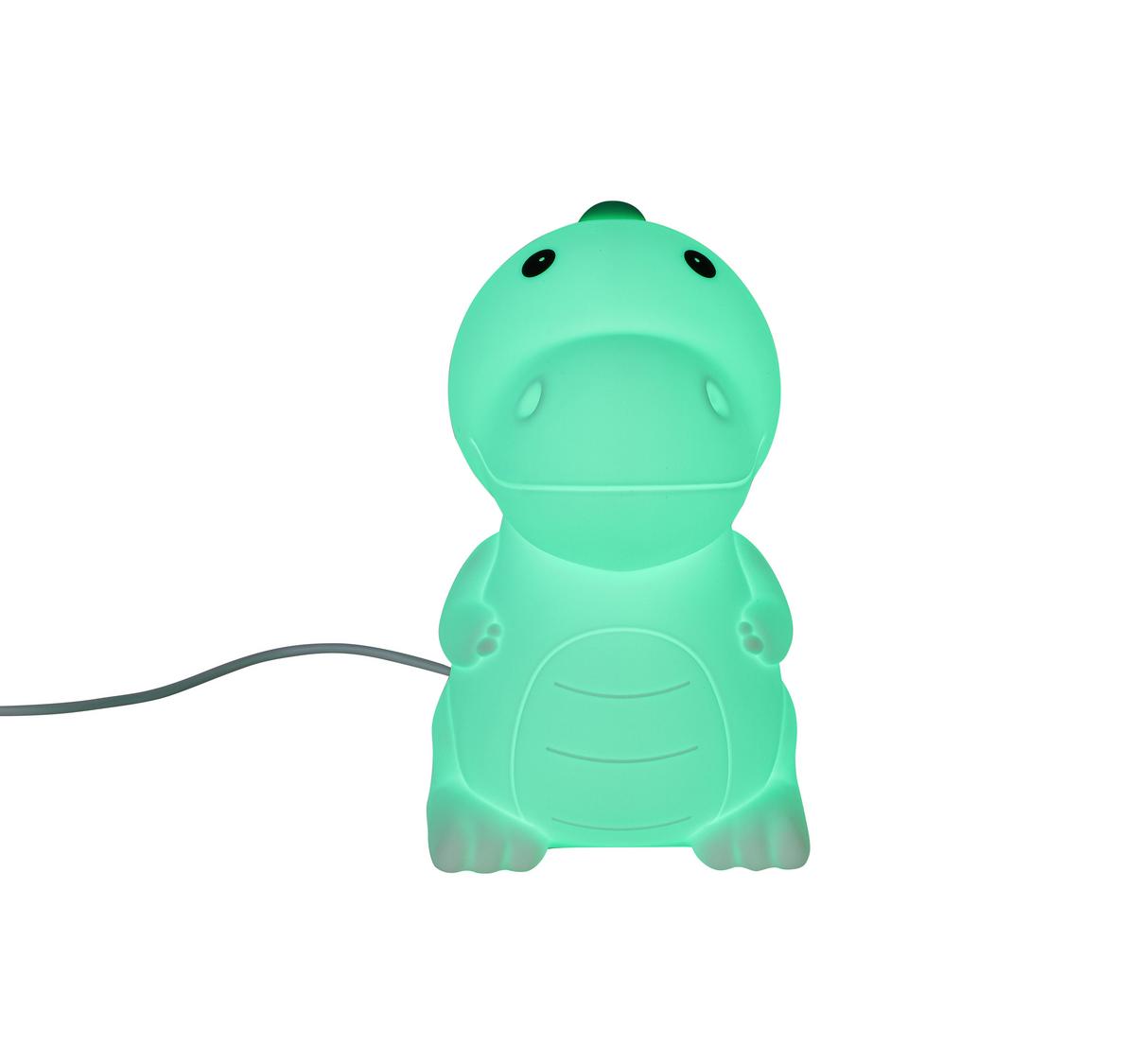 NOČNÍ SVĚTLO DINO - bílá, Moderní, plast (8,5/13,8/13,5cm) - Mömax