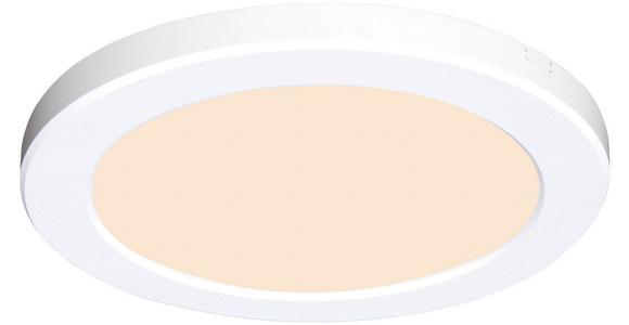LED-Deckenleuchte Dina Ø 30 cm mit Fixierbaren Farben - Weiß, MODERN, Kunststoff (29,8/1,8cm) - Luca Bessoni