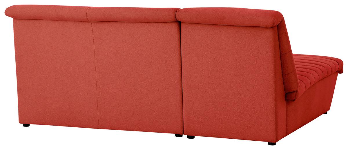 Ecksofa Looks Viii - Schwarz/Orange, Design, Textil (168/214cm) - LOOKS by W.Joop