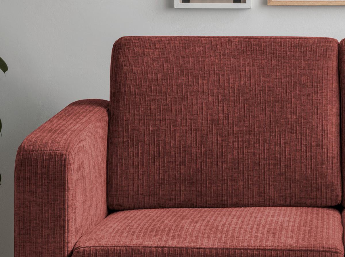 Schlafsofa Mia Mikrofaser, Koralle, B: 159 cm - Chromfarben/Koralle, Basics, Textil (159/88/87cm) - Livetastic
