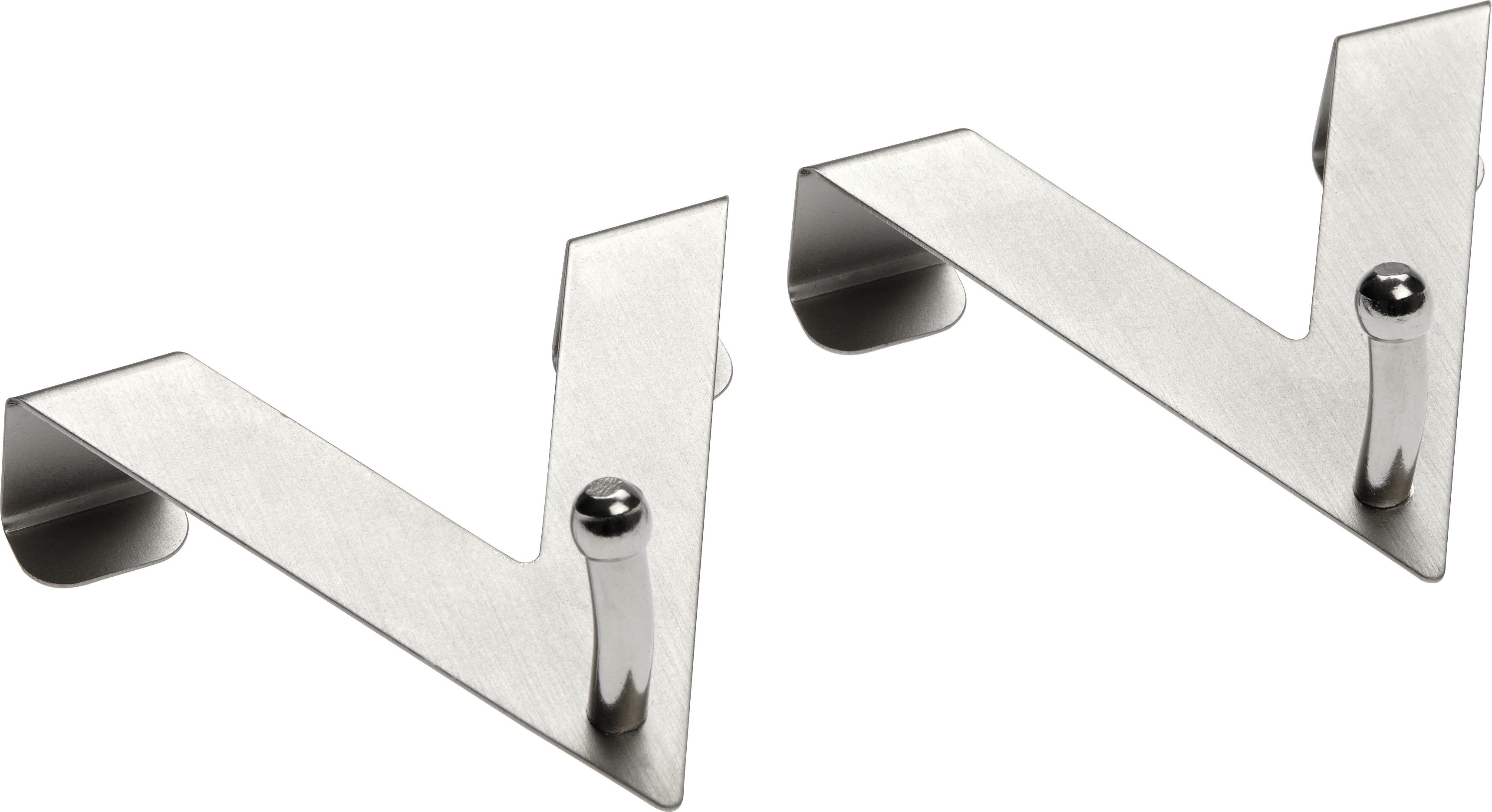 Háček Harry 2 Ks/balení - barvy stříbra, kov (7/8/2cm) - Modern Living
