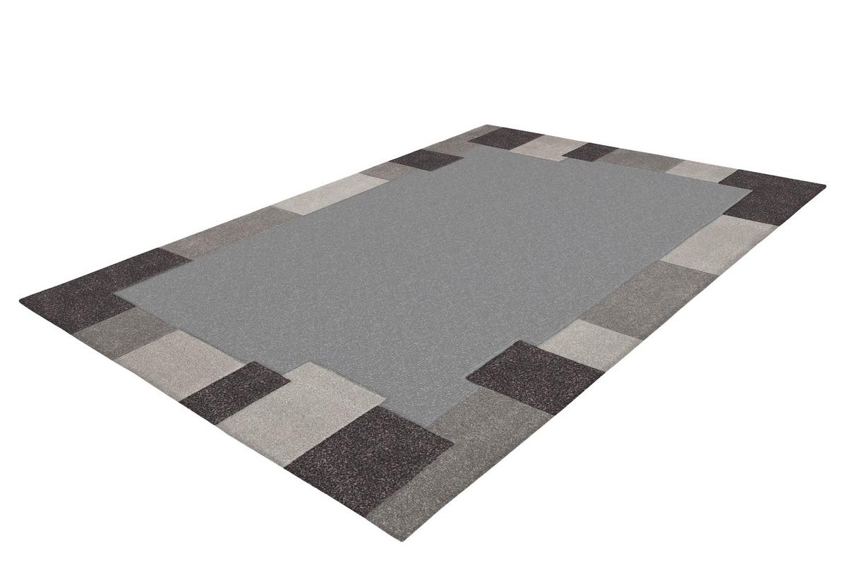 Webteppich Grau/Taupe Spirit 70x140 cm - Taupe/Grau, Basics, Textil (70/140cm) - Kayoom