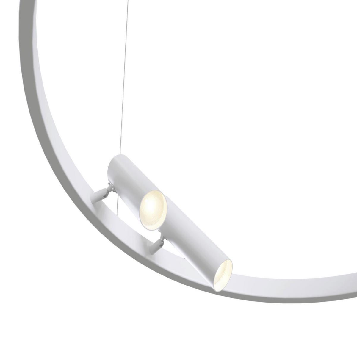 Pendelleuchte Satellite - Weiß, Basics, Metall (90/90/120cm) - MAYTONI