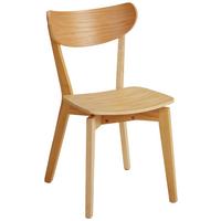 Jídelní židle ROXBY dub morený - barvy dubu, Lifestyle, dřevo (45/78/55cm) - Modern Living