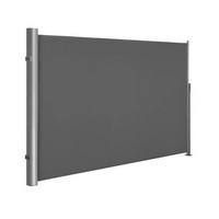 Seitenmarkise Grau Dunkelgrau BxH: 300x180 cm - Dunkelgrau/Grau, Basics, Textil/Metall (300/180cm) - Modante