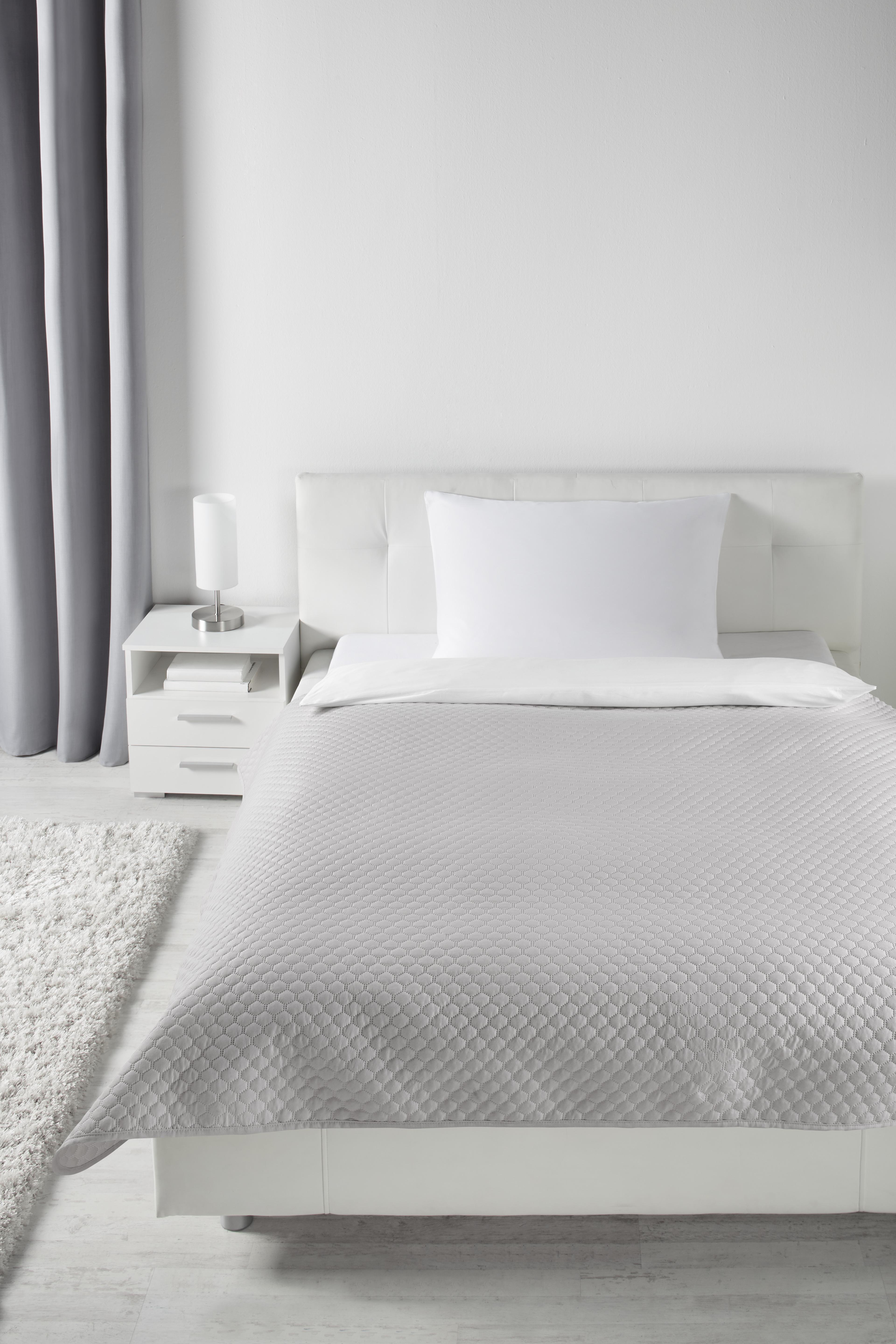 Denná Prikrývka Grazyna, 230/230 Cm - tmavosivá, textil (230/230cm) - Modern Living