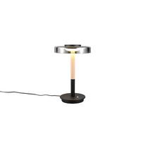 LED-Tischleuchte 554910132 Celeste - Schwarz/Grau, Design, Glas/Metall (22/35cm) - Trio Leuchten
