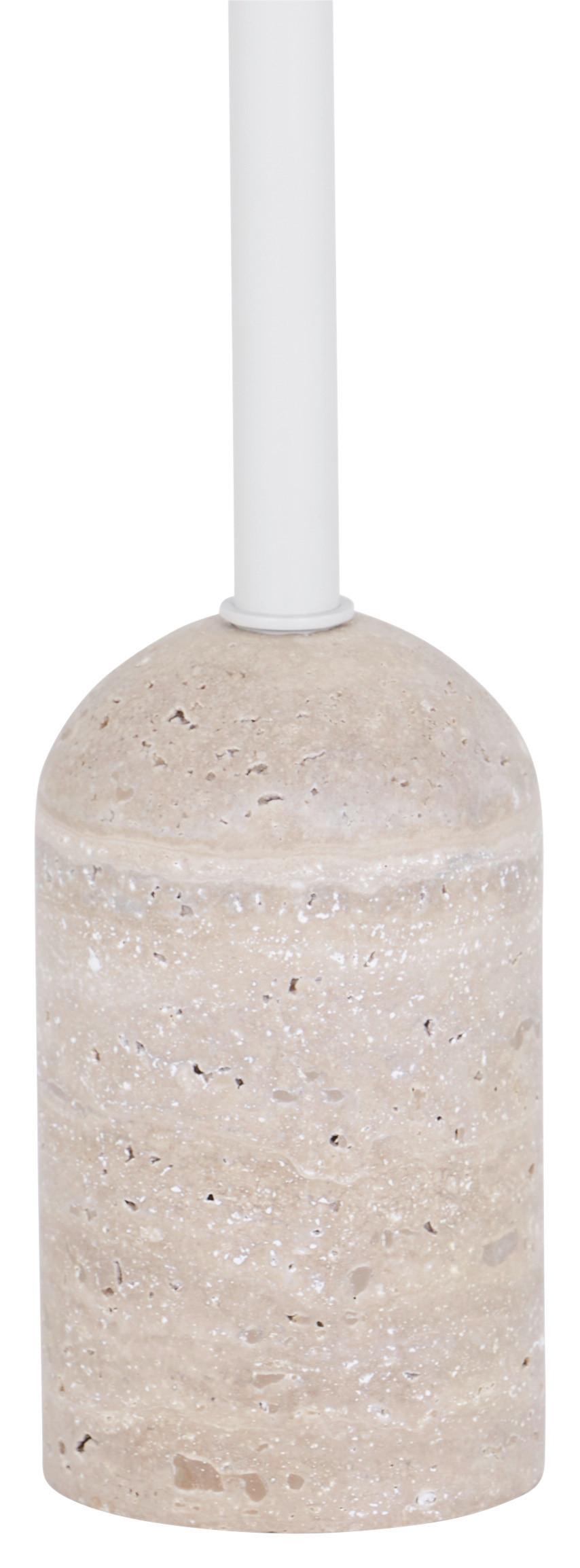 Beistelltisch Treviso Hellgrau - Hellgrau/Grau, Design, Stein/Metall (35/47/35cm) - Livetastic